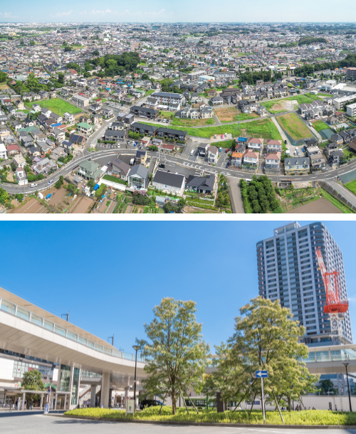 さいたま市　街並み風景　写真