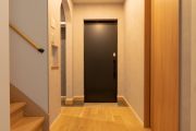 プライバシーに配慮した家族専用のセカンドエントランス