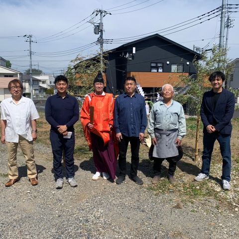 ㊗食堂おおくぼ　地鎮祭 アイキャッチ画像