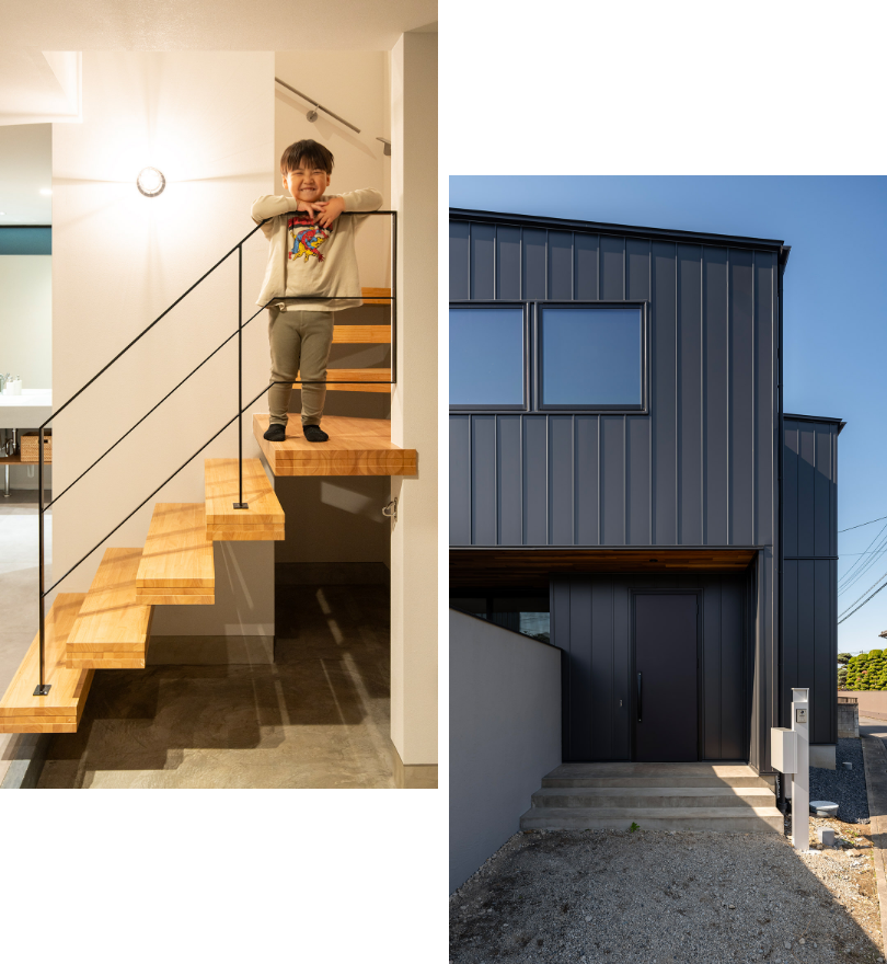 デザインと設計を工夫した家